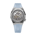 Chapter 7 Skeleton PO24-sq automatic, 40mm 316L case, Blue Rubber with 316L dd clasp