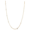 14k yellow gold, dby necklace, 1.03 carats natural diamond, 18 inch. - Shami Fine Watchmaking & Jewelry