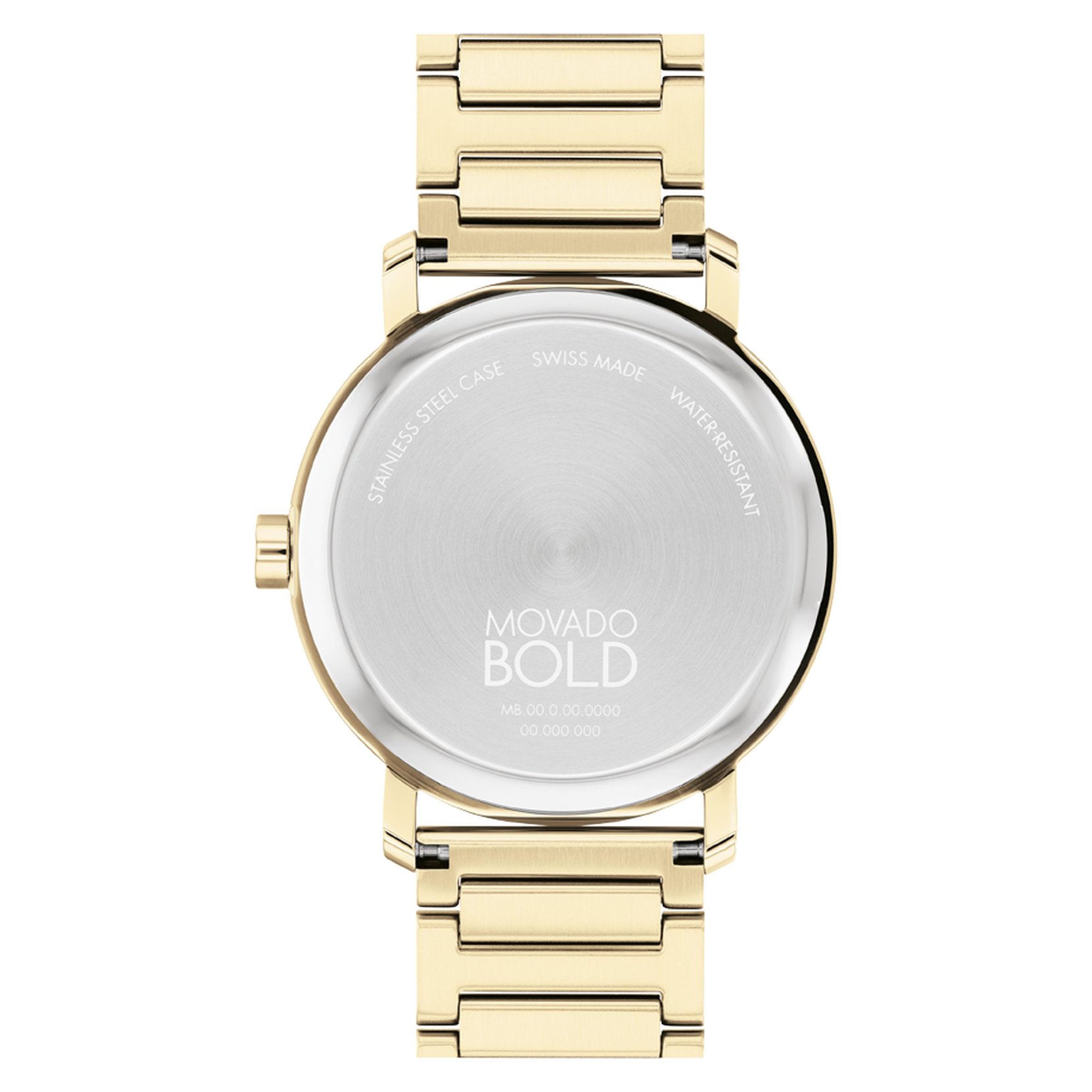 Movado Bold Evolution, Quartz, Gold Dial, 40mm Gold PVD Case, Bracelet