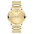 Movado Bold Evolution, Quartz, Gold Dial, 40mm Gold PVD Case, Bracelet
