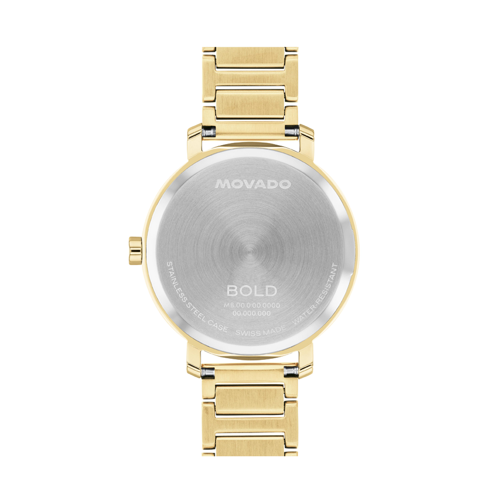Movado Bold Evolution, Quartz, Crystal Dot Gold Dial, 34mm Gold PVD Case, Bracelet