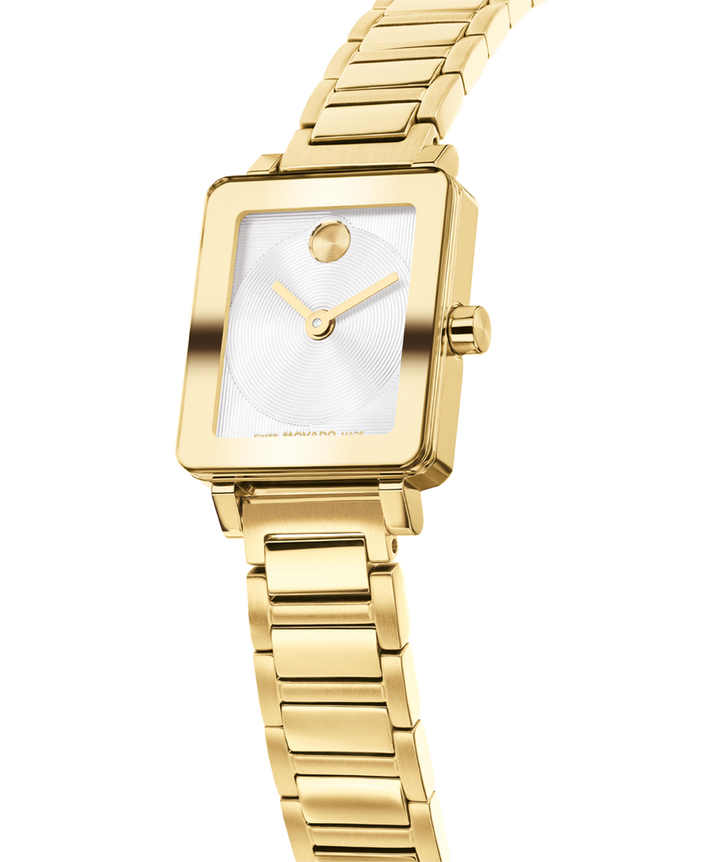 Movado Bold Evolution Mini, Quartz, 20mm x 23mm Gold PVD Case, Bracelet