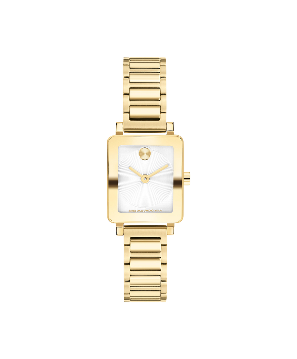 Movado Bold Evolution Mini, Quartz, 20mm x 23mm Gold PVD Case, Bracelet
