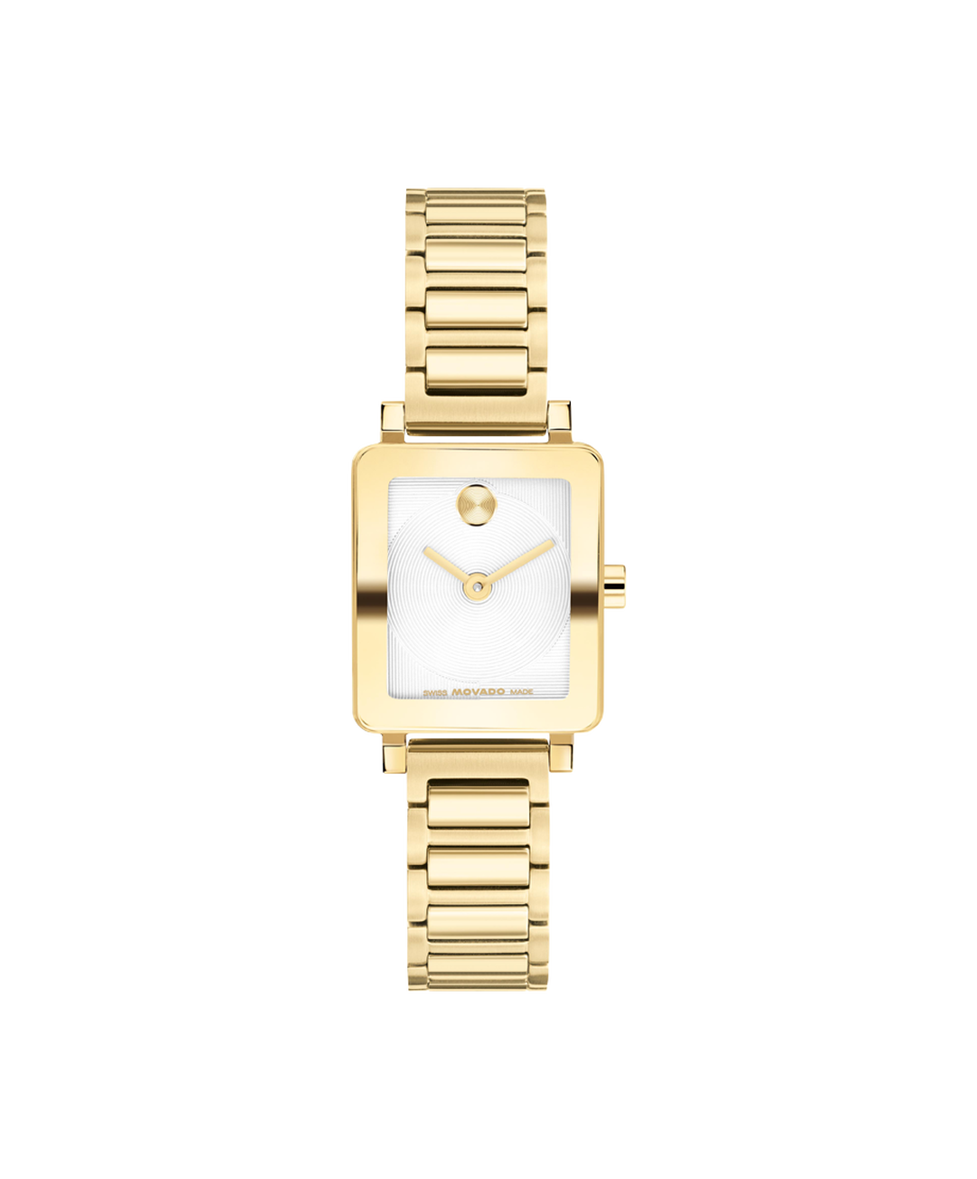 Movado Bold Evolution Mini, Quartz, 20mm x 23mm Gold PVD Case, Bracelet