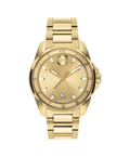 Movado Bold Verso Quartz, Gold Dial, 42mm Gold PVD Case, Bracelet
