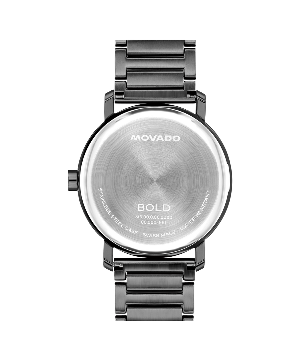 Movado Bold Evolution, Quartz, Blue Dial, 40mm Grey PVD Case, Bracelet
