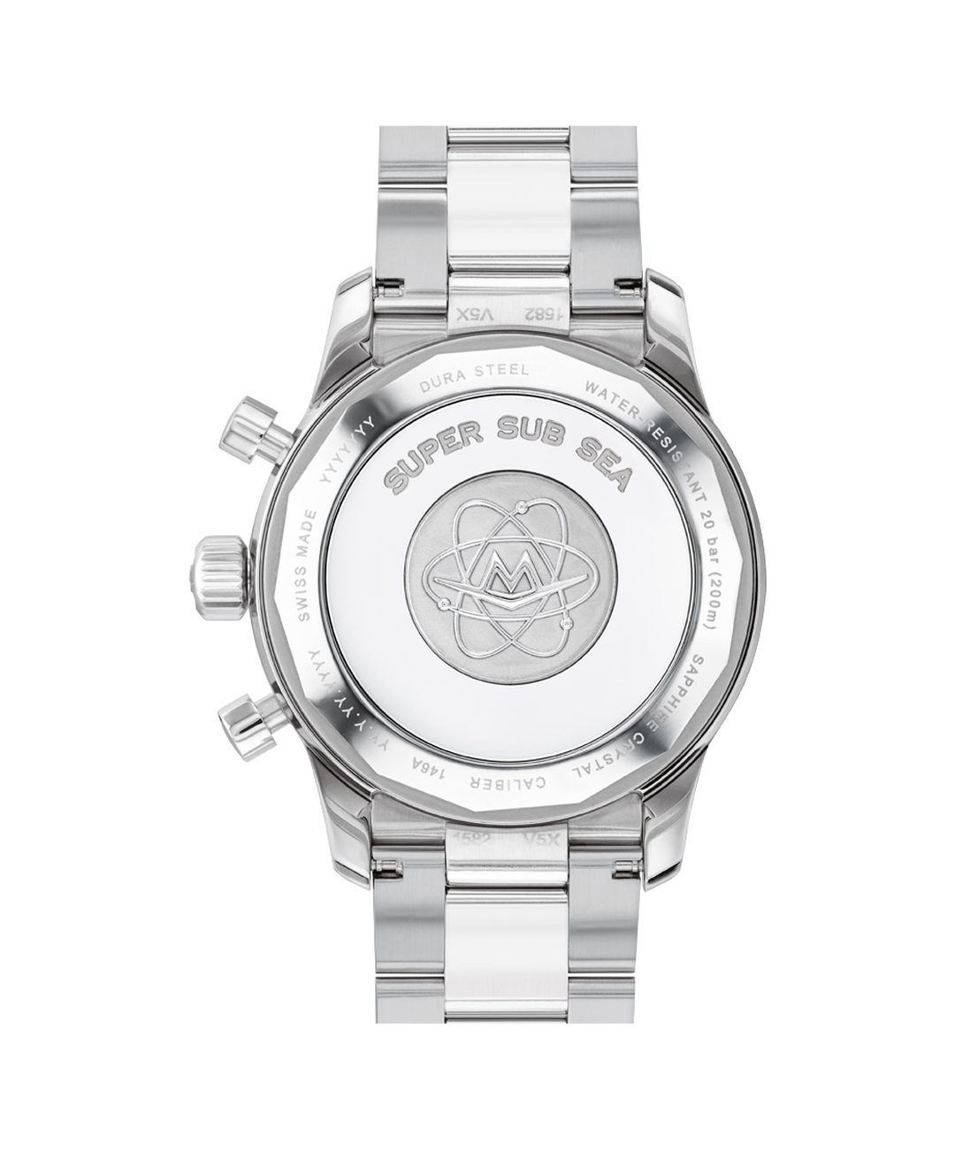 Alta Super Sub Sea Chronograph, Automatic, ceramic bezel, 43mm 904L case, bracelet.