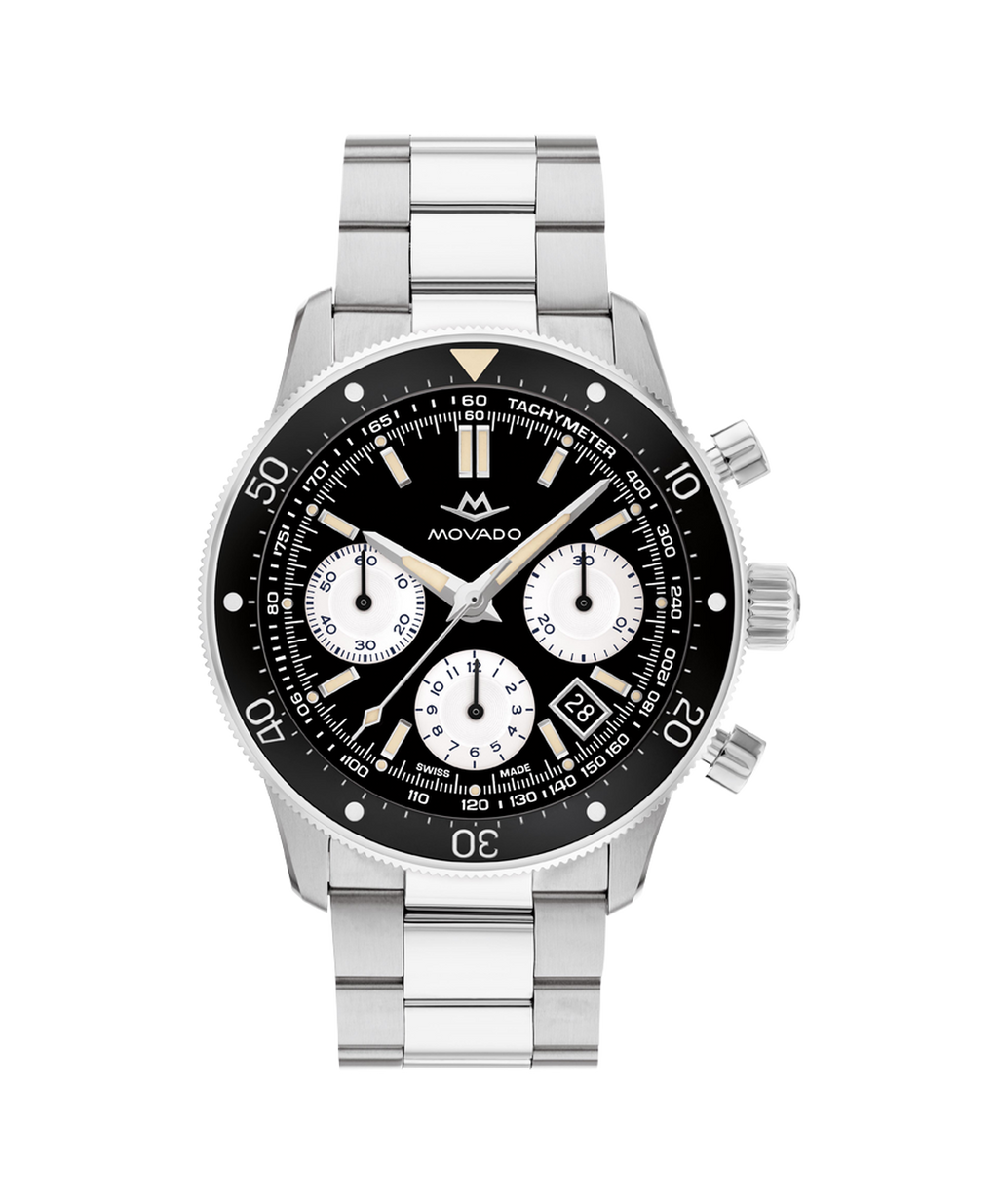 Alta Super Sub Sea Chronograph, Automatic, ceramic bezel, 43mm 904L case, bracelet.
