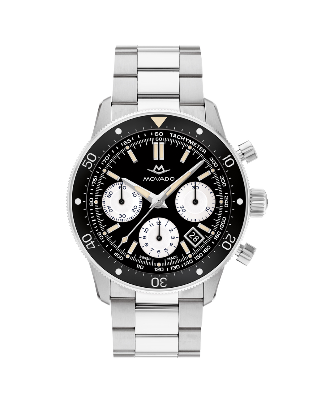 Alta Super Sub Sea Chronograph, Automatic, ceramic bezel, 43mm 904L case, bracelet.