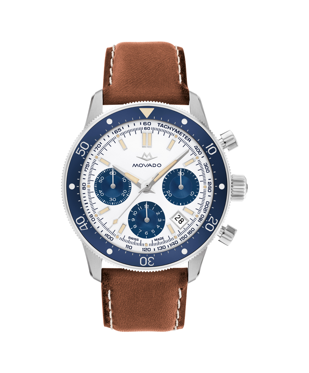 Alta Super Sub Sea Chronograph, Automatic, ceramic bezel, 43mm 904L case, strap