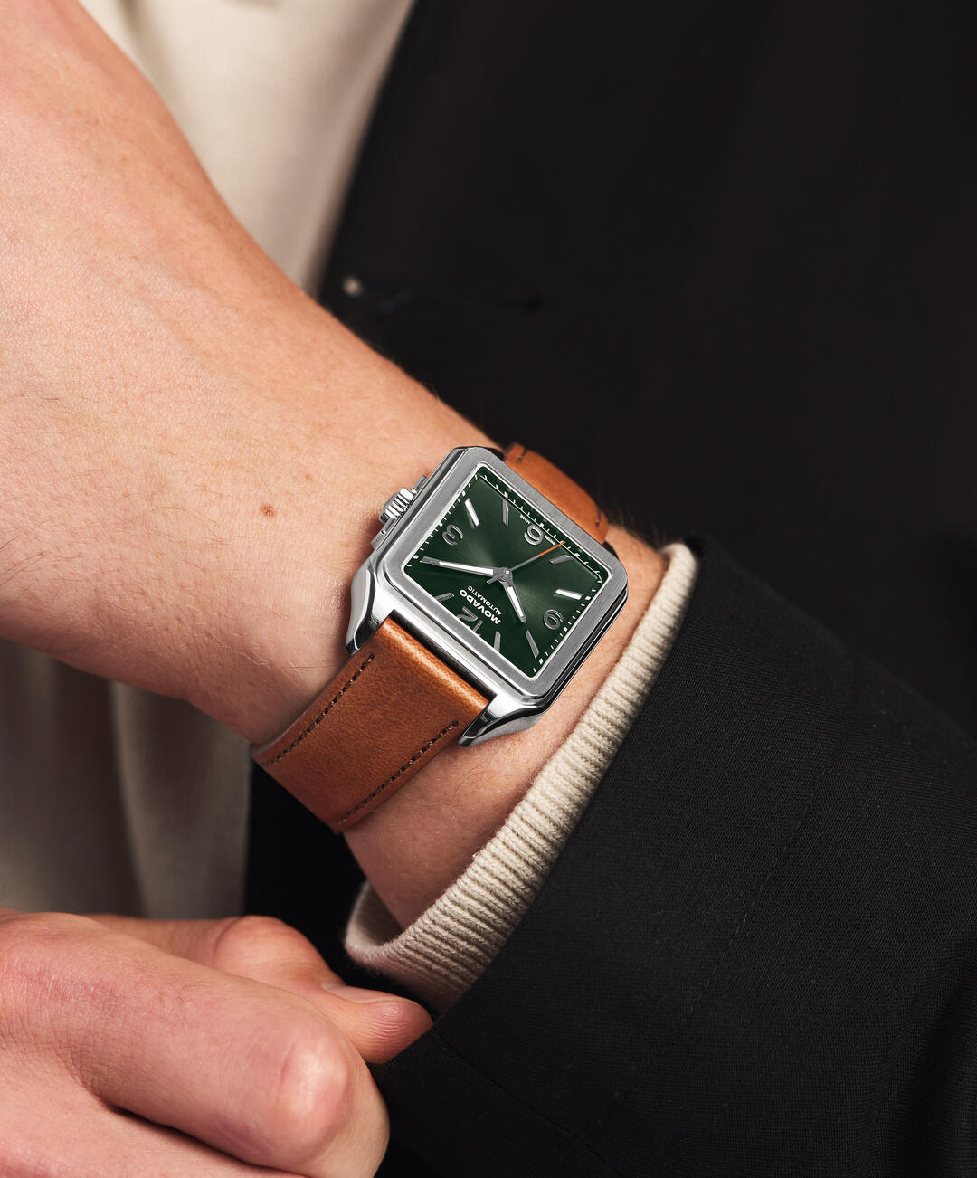 Heritage 1917, Automatic, Green Dial,  35mm x 45.2mm Stainless Steel Case, Strap