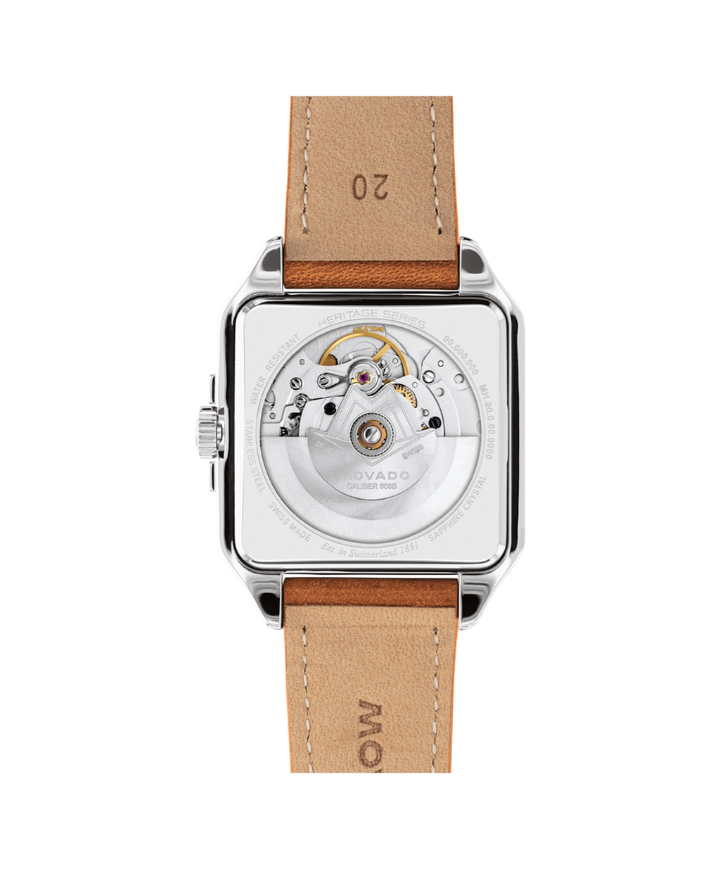 Heritage 1917, Automatic, Green Dial,  35mm x 45.2mm Stainless Steel Case, Strap