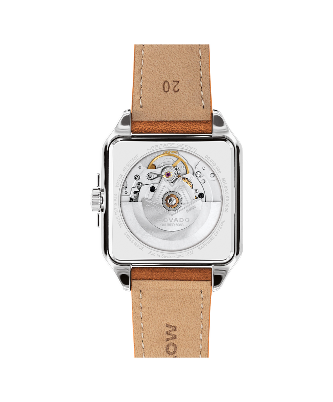 Heritage 1917, Automatic, Green Dial,  35mm x 45.2mm Stainless Steel Case, Strap
