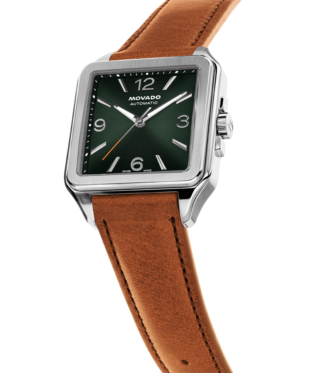 Heritage 1917, Automatic, Green Dial,  35mm x 45.2mm Stainless Steel Case, Strap