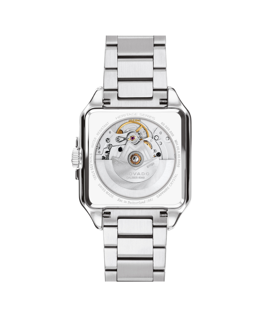 Heritage 1917, Automatic, Grey Dial,  35mm x 45.2mm Stainless Steel Case, Bracelet