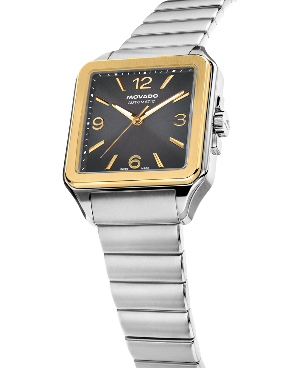 Heritage 1917, Automatic, Grey Dial,  35mm x 45.2mm Stainless Steel Case, Bracelet