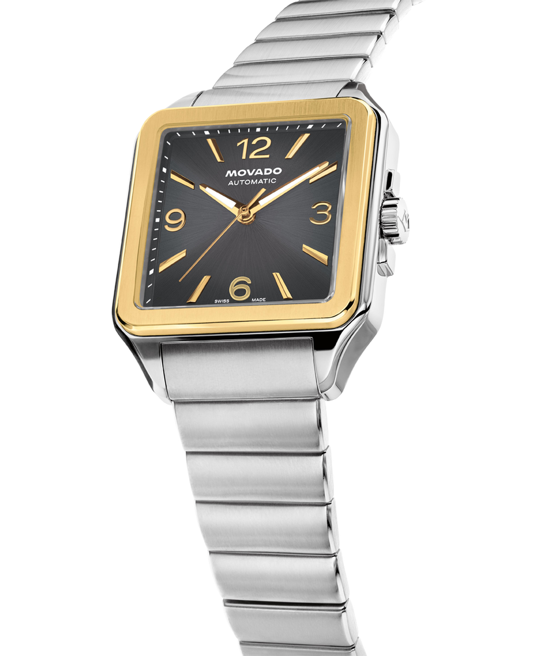 Heritage 1917, Automatic, Grey Dial,  35mm x 45.2mm Stainless Steel Case, Bracelet