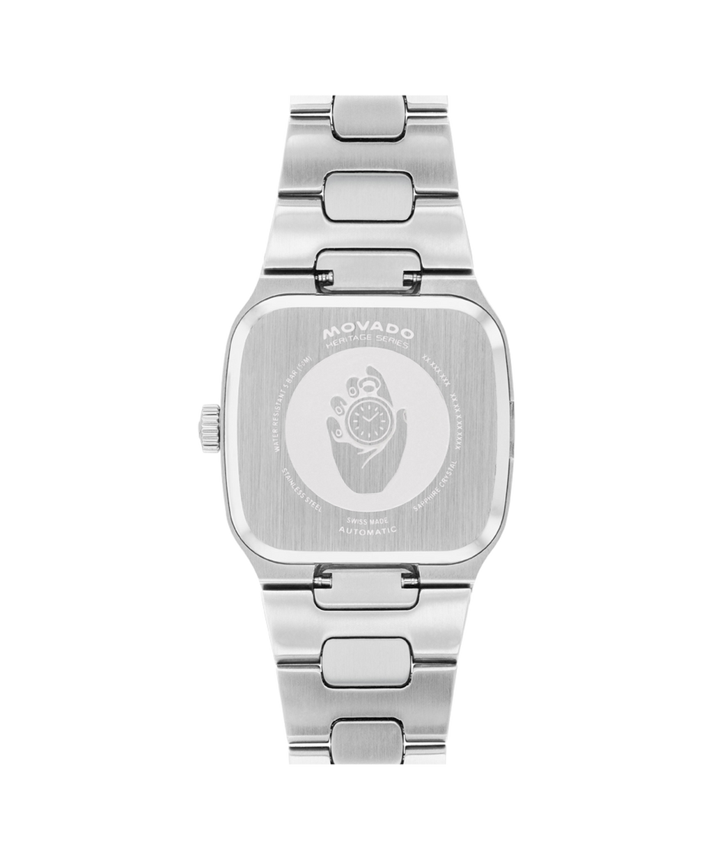Heritage Tempo-Matic, Automatic, Blue Dial,  37mm x 41mm Stainless Steel Case, Bracelet