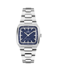 Heritage Tempo-Matic, Automatic, Blue Dial,  37mm x 41mm Stainless Steel Case, Bracelet