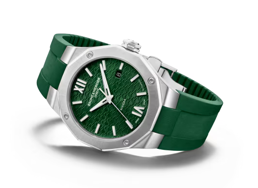 Riviera 10618 Automatic, Date Display, 42mm Steel Case, Rubber Strap
