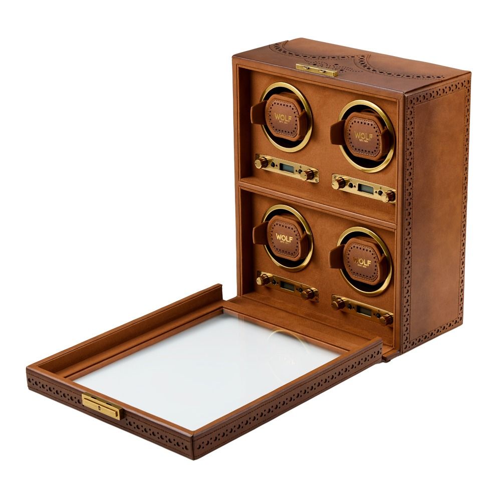 Brogue 4 Piece Watch Winder