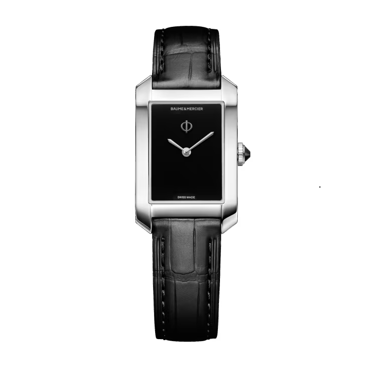 Hampton 10813 Quartz, 35 x 22 mm Steel Case, Alligator Strap