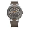 Riviera 10722 Automatic Chronograph, 43 mm Steel Case & Rubber Strap