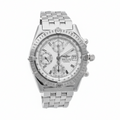 Breitling Chronomat Chronograph Date A13352, 39mm Stainless Steel, Automatic, White Dial - Shami Fine Watchmaking & Jewelry