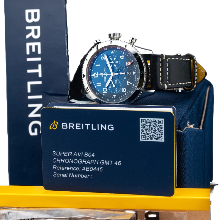 Breitling AB0445 Super Avi B04 Chronograph GMT 46