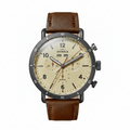 Shinola Canfield Sport chrono quartz 45mm cream dial strap - Shami Fine Watchmaking & Jewelry