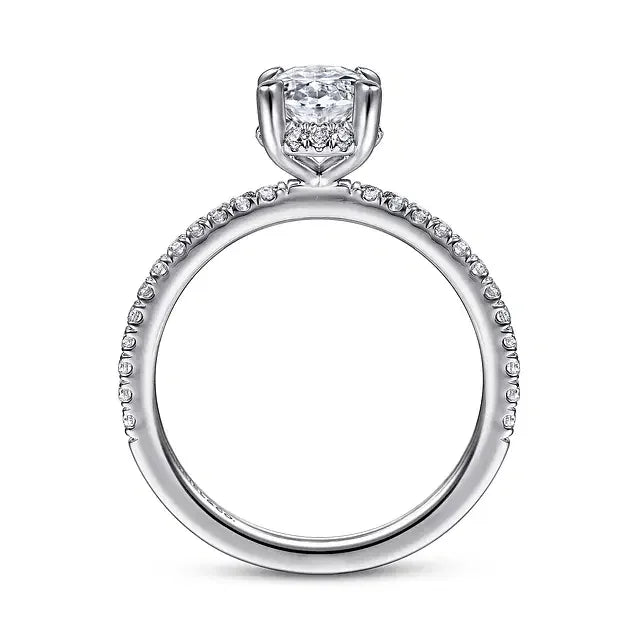 18k White Gold IGI 3.05 carat F VS2 Emerald Lab Diamond Ring - Shami Fine Watchmaking & Jewelry