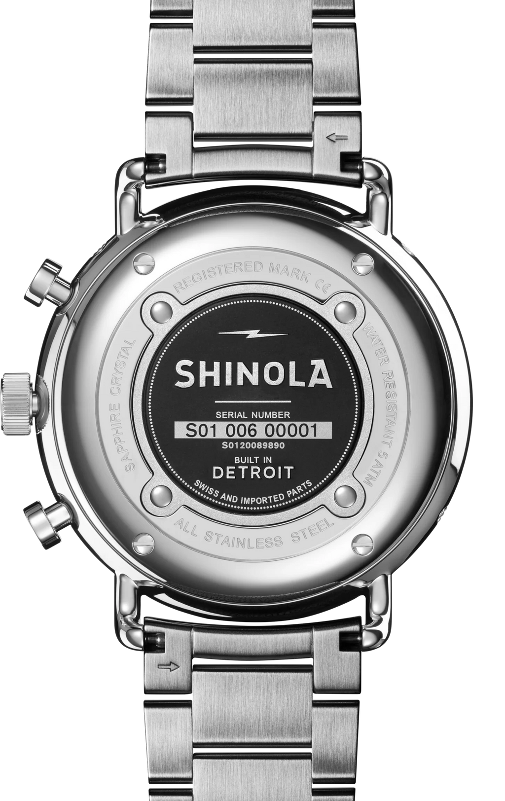 Shinola Canfield Sport chrono quartz 45mm Blue dial Bracelet