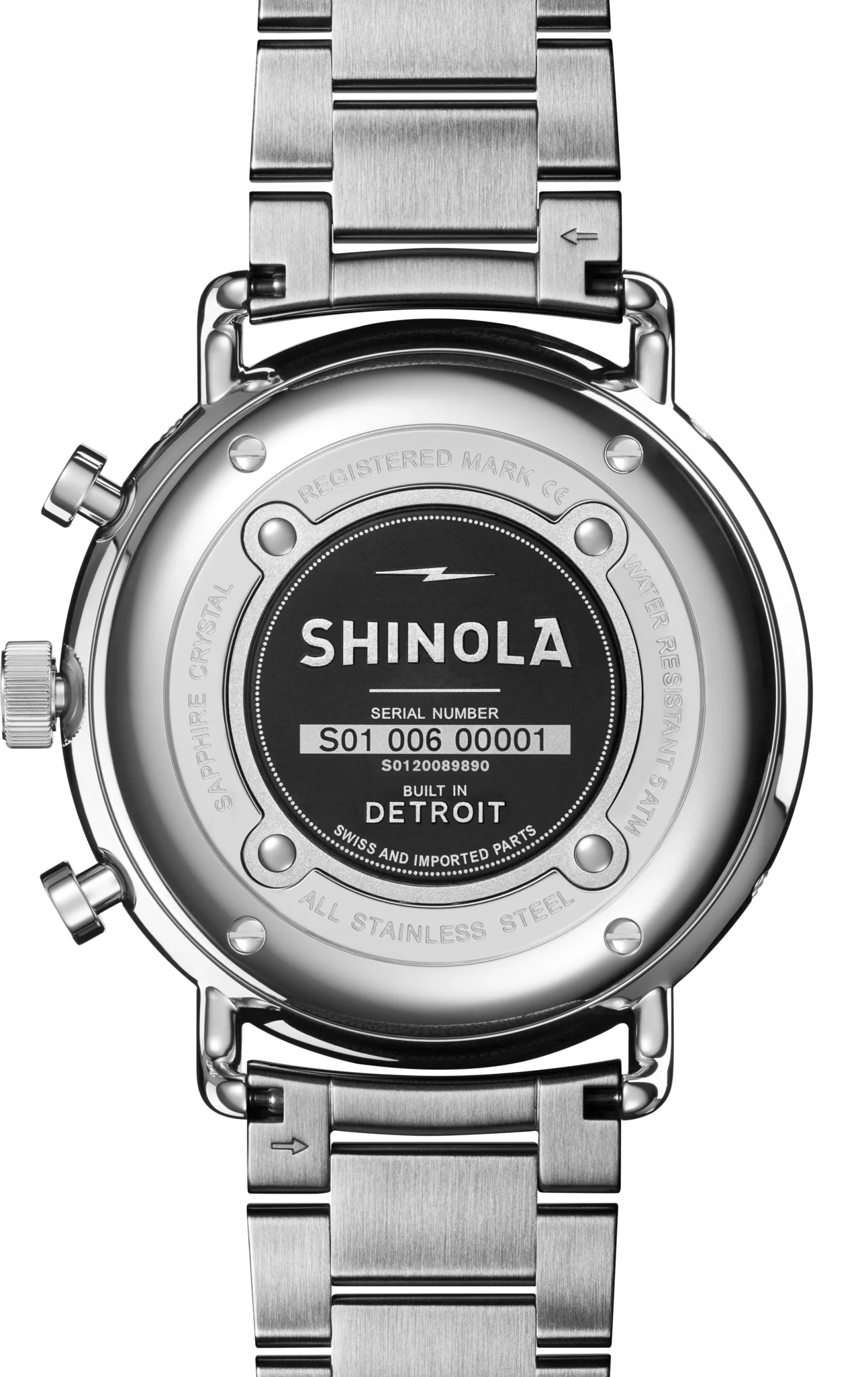 Shinola Canfield Sport chrono quartz 45mm Blue dial Bracelet