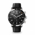Shinola Canfield Sport chrono quartz 45mm black dial strap - Shami Fine Watchmaking & Jewelry
