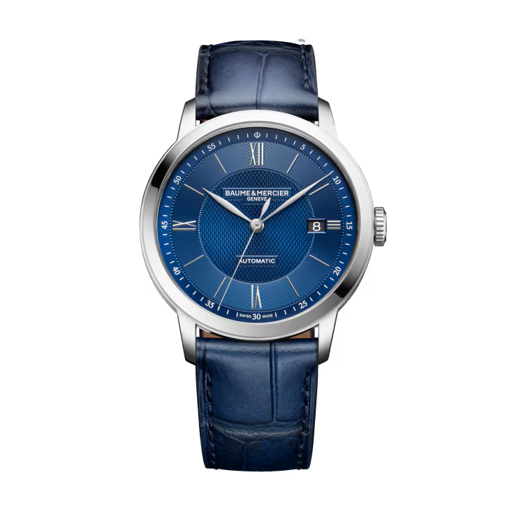 Classima 10879 Automatic, Date Display, 40mm Steel Case, Leather