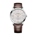 Classima 10882, 40mm Steel Case & Back, Silver Sun Dial, Quartz, Leather