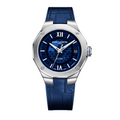 Riviera 10714 Automatic, Date Display, 39mm Steel Case, Rubber Strap