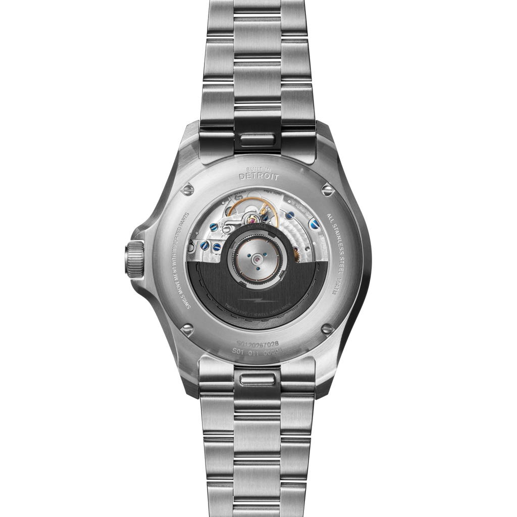 Shinola Monster GMT 40mm Automatic Black dial, Ceramic Bezel, Stainless Steel