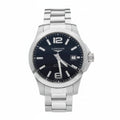 Longines L367645 Conquest 39mm Stainless Steel, Automatic, Black Dial - Shami Fine Watchmaking & Jewelry