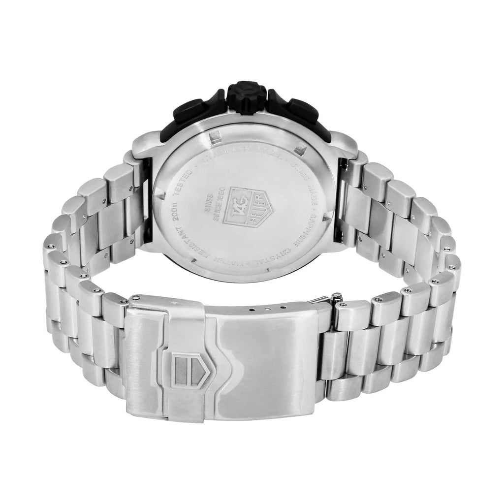 Tag Heuer Formula 1 Chronograph CAC1111, Stainless Steel 41mm, Quartz, White Dial - Shami Fine Watchmaking & Jewelry