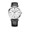 Classima 10874, 40mm Steel Case & Back, Opaline dial, Date, Leather