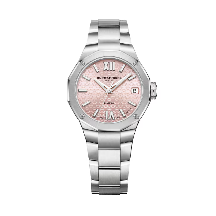 Riviera 10675 Automatic, Date Display, 33mm Steel Case & Bracelet