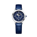 Classima 10804 Quartz, Moon-phase Date, 31mm Steel Case, Leather