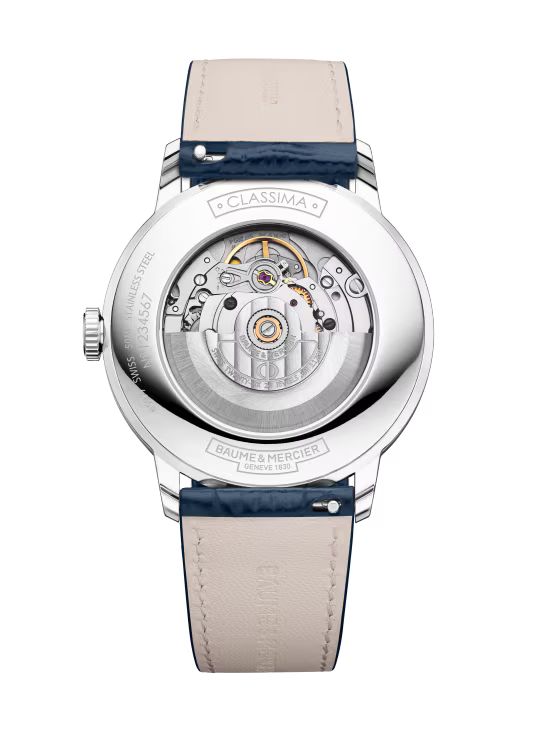 Classima 10879 Automatic, Date Display, 40mm Steel Case, Leather