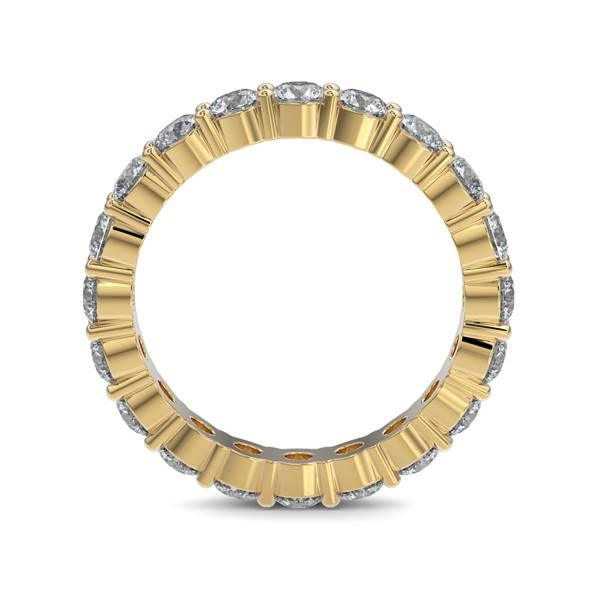 Round Brilliant Common Prong Diamond Eternity Band - Shami Fine Watchmaking & Jewelry