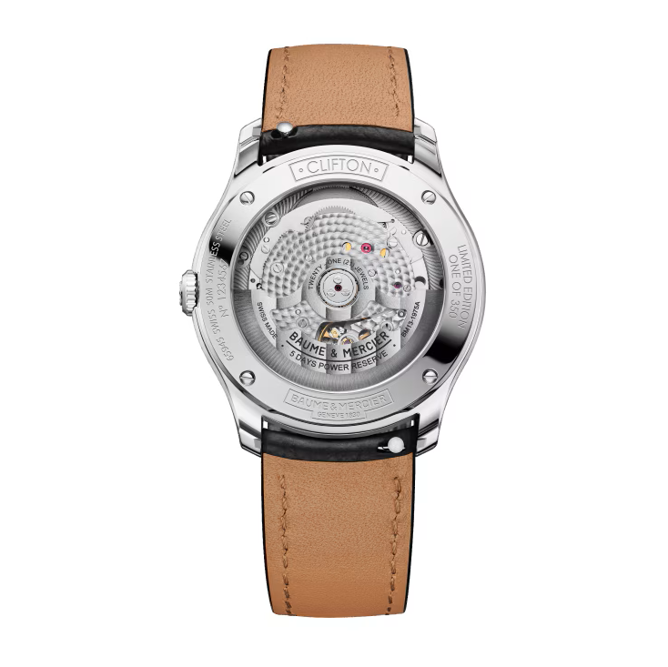 Clifton 10778 Automatic watch, Date display, 39 mm, Leather Strap