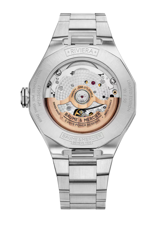 Riviera 10786 Automatic, Perpetual calendar, 40mm Steel Case & Bracelet