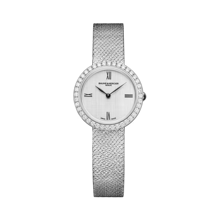 Joia 10850 28mm, Steel Case & Back, Silver Dial, Steel Strap