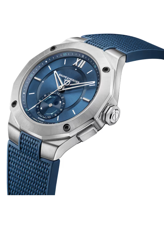 Riviera 10761 Automatic, Tideograph, 43mm Steel Case, Rubber Strap