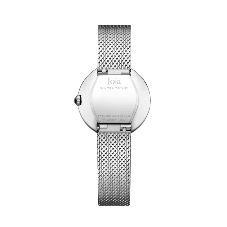 Joia 10850 28mm, Steel Case & Back, Silver Dial, Steel Strap